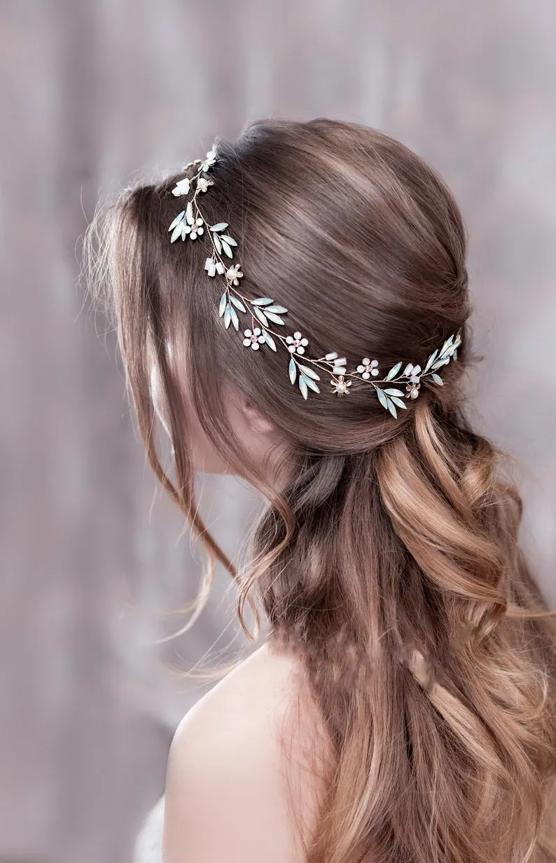 Luxurious Wedding Hair Accessories For Women Flower Headbands