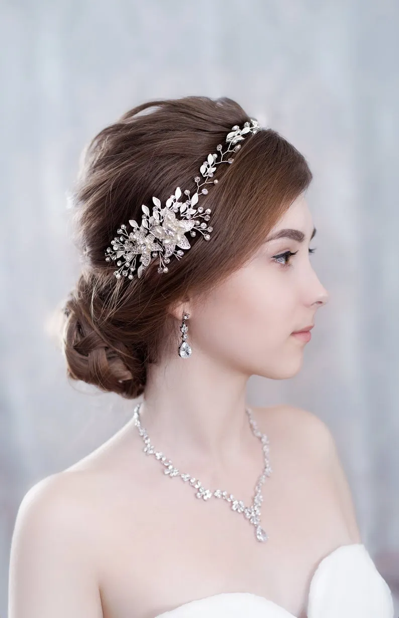 Luxurious Wedding Hair Accessories For Women Flower Headbands