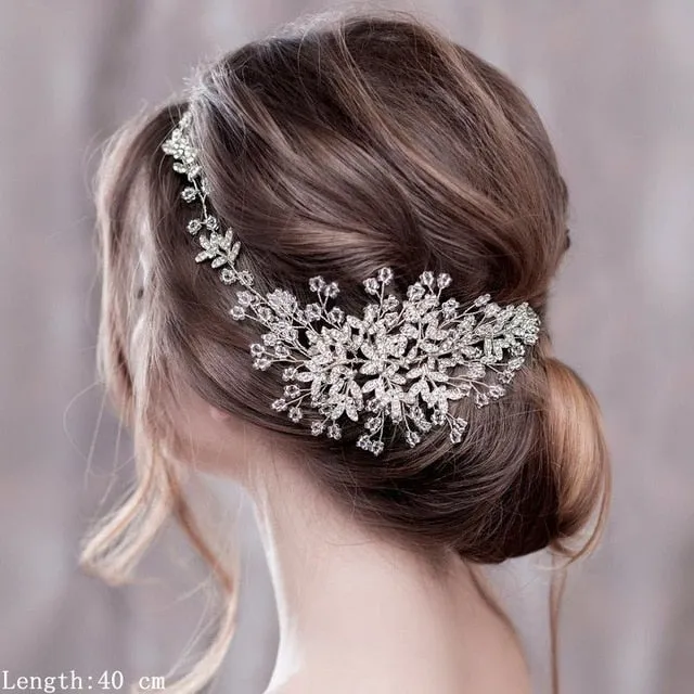 Luxurious Wedding Hair Accessories For Women Flower Headbands
