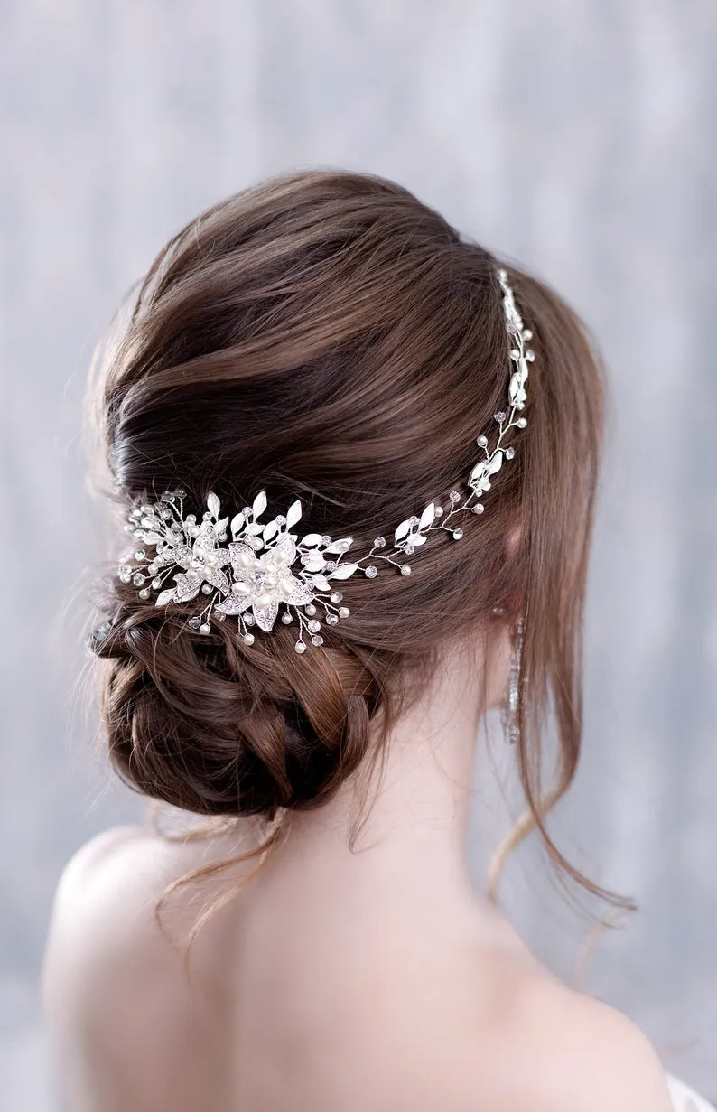 Luxurious Wedding Hair Accessories For Women Flower Headbands