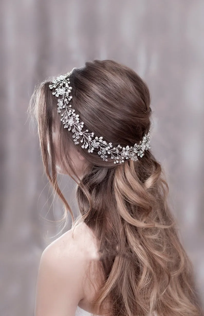 Luxurious Wedding Hair Accessories For Women Flower Headbands