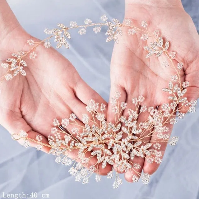Luxurious Wedding Hair Accessories For Women Flower Headbands
