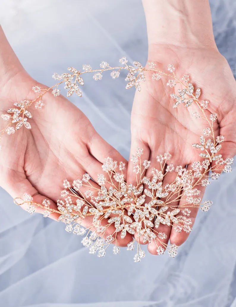 Luxurious Wedding Hair Accessories For Women Flower Headbands