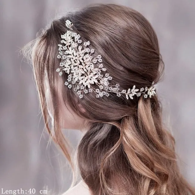 Luxurious Wedding Hair Accessories For Women Flower Headbands