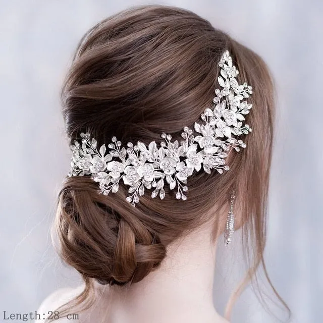 Luxurious Wedding Hair Accessories For Women Flower Headbands