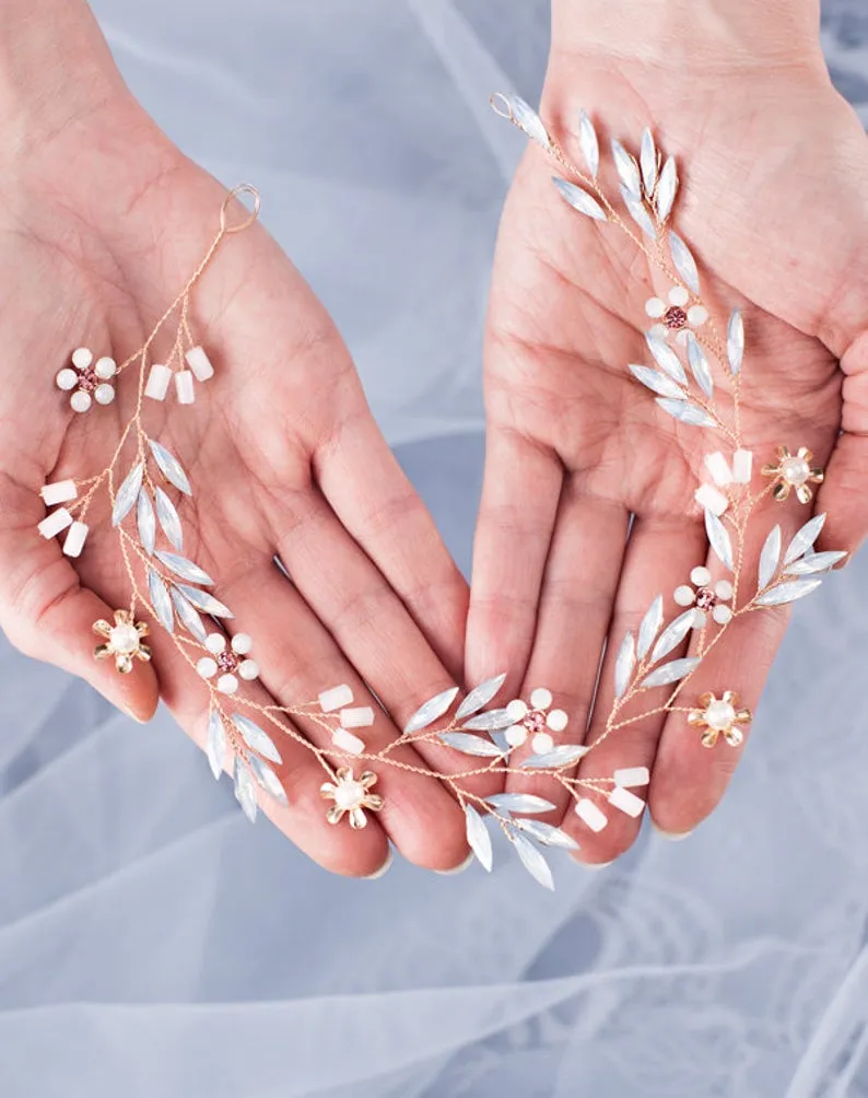 Luxurious Wedding Hair Accessories For Women Flower Headbands
