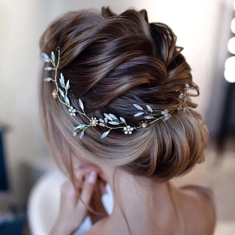 Luxurious Wedding Hair Accessories For Women Flower Headbands