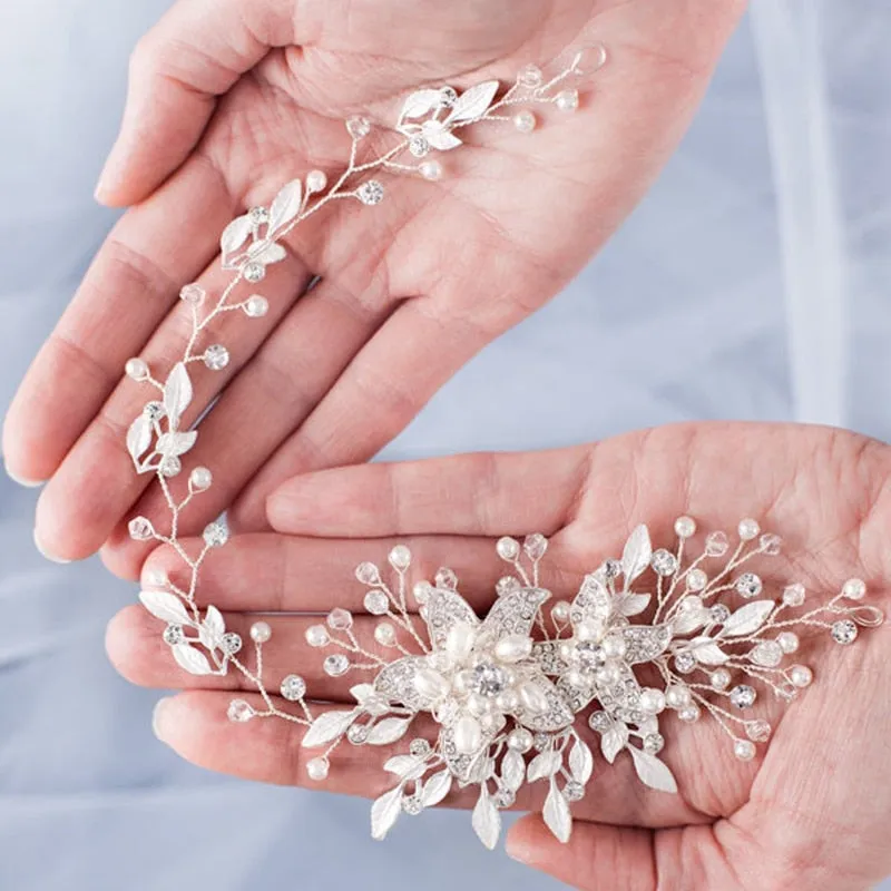 Luxurious Wedding Hair Accessories For Women Flower Headbands