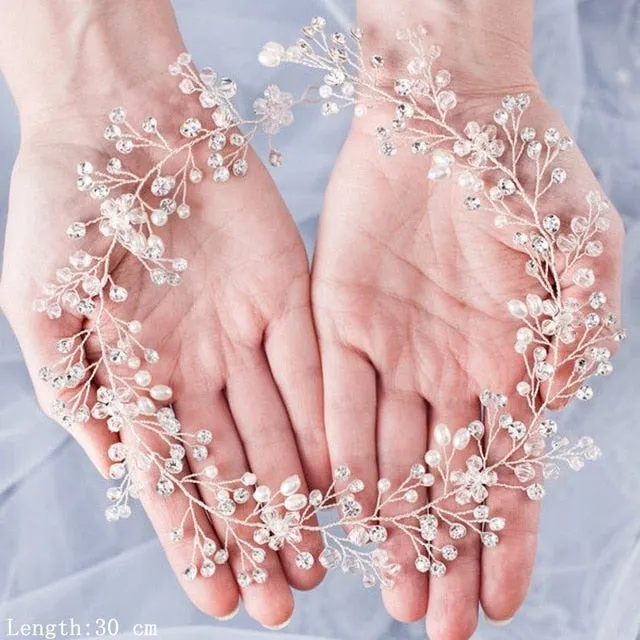 Luxurious Wedding Hair Accessories For Women Flower Headbands