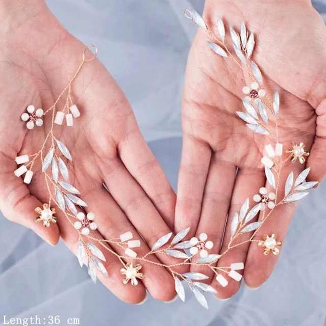 Luxurious Wedding Hair Accessories For Women Flower Headbands
