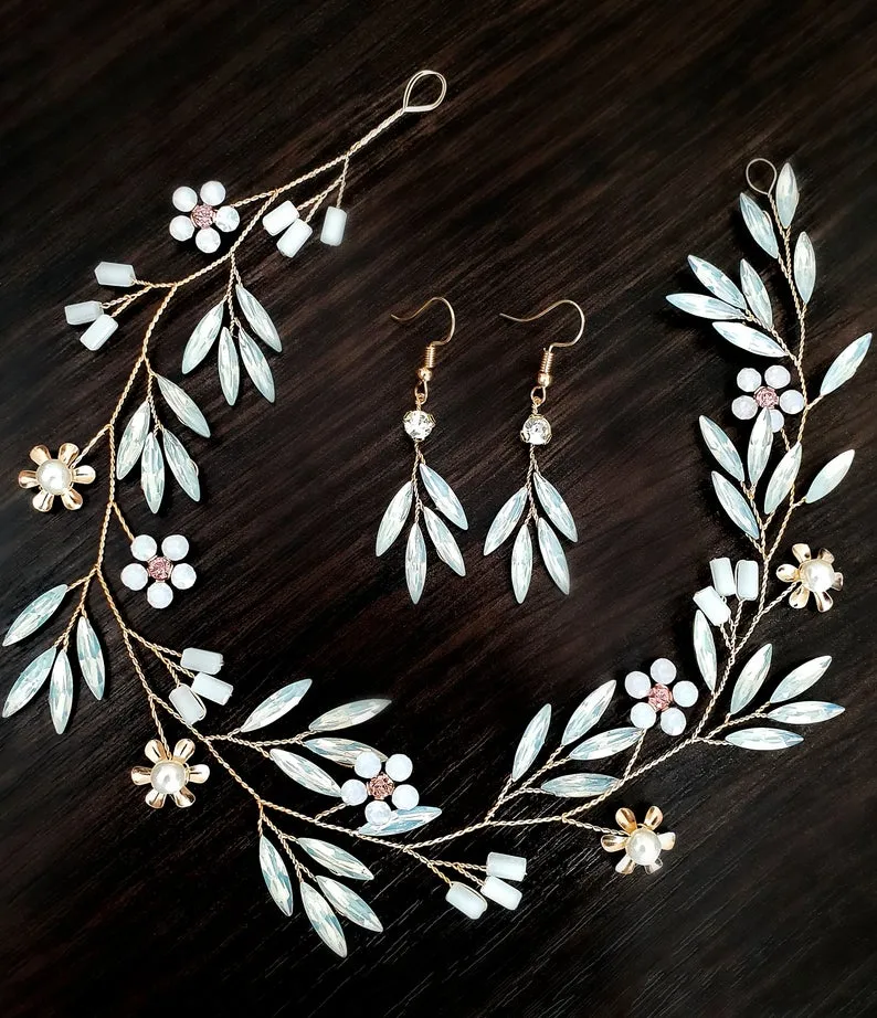 Luxurious Wedding Hair Accessories For Women Flower Headbands