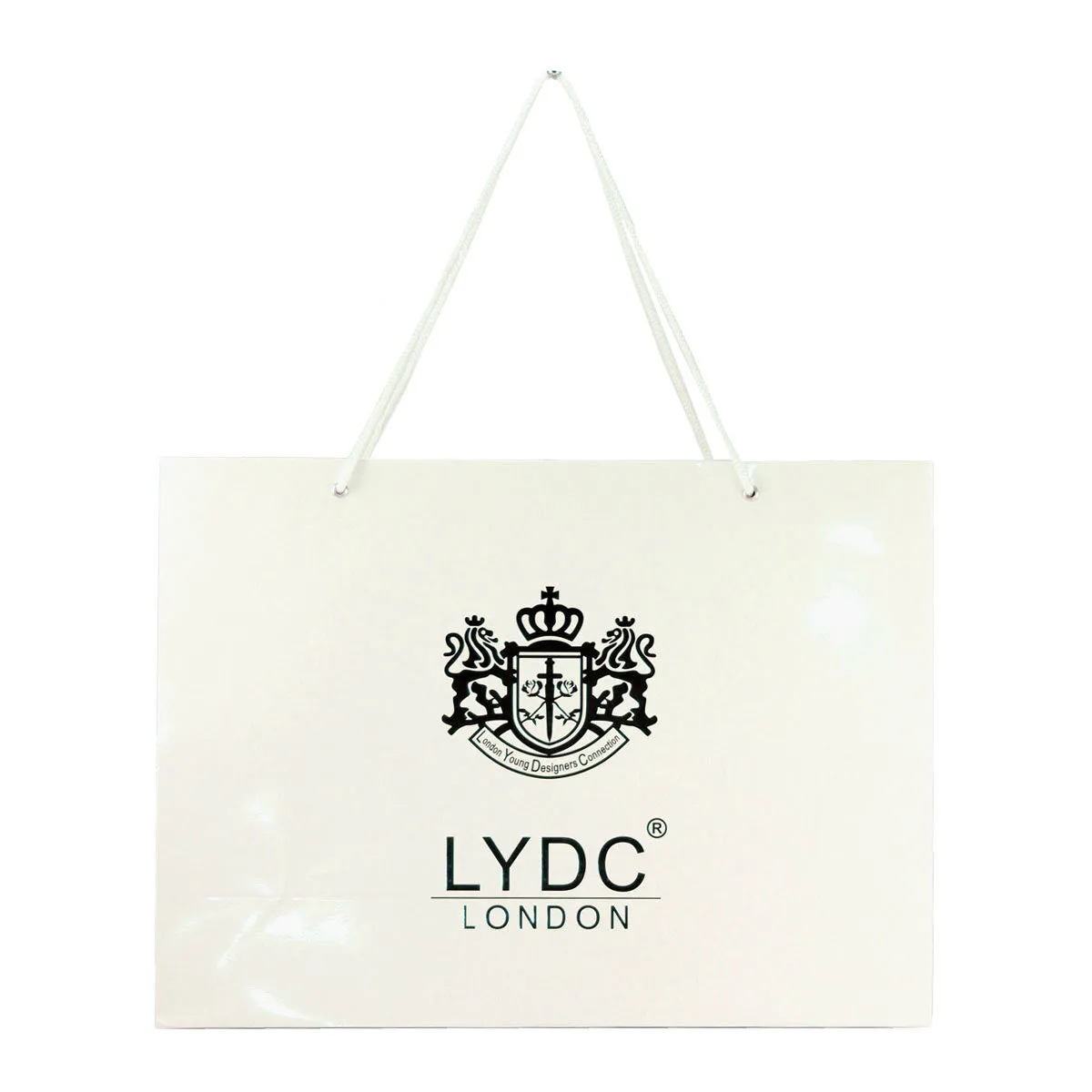 LYDC White Branded Gift Bag