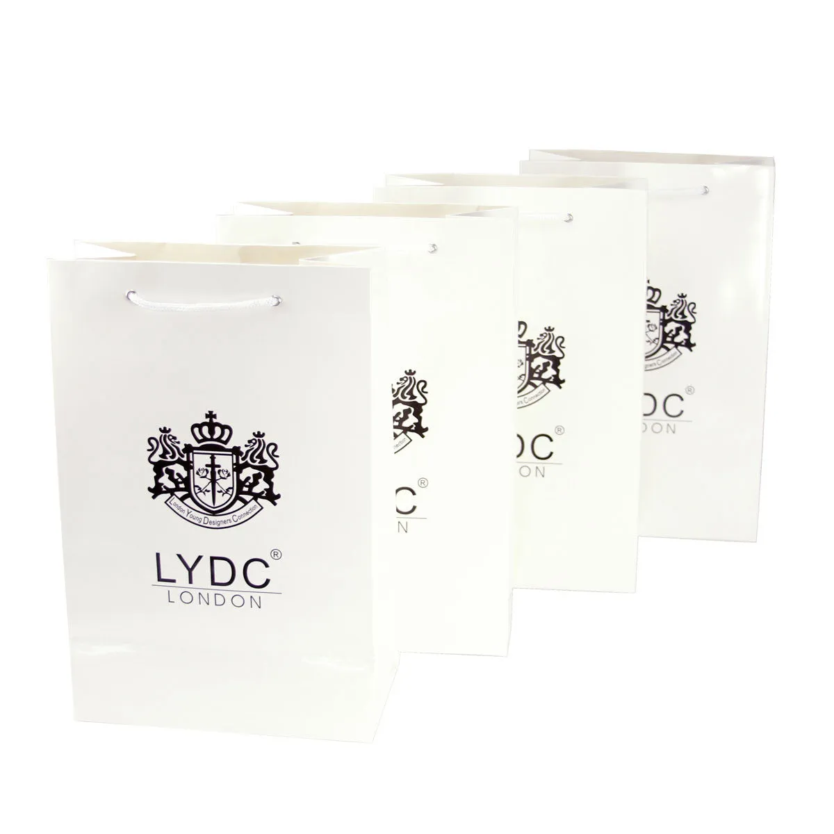 LYDC White Branded Gift Bag
