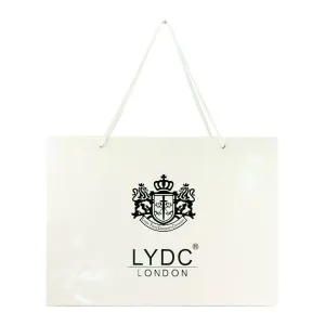 LYDC White Branded Gift Bag