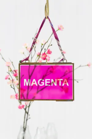 Magenta Stained Glass Film