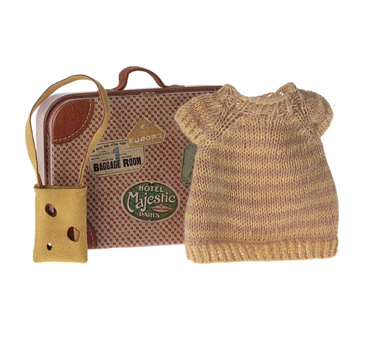MAILEG - CLOTHING: DRESS AND BAG IN A SUITCASE FOR BIG SISTER
