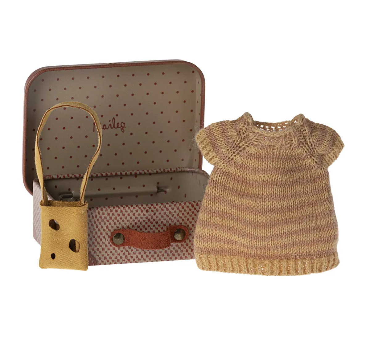 MAILEG - CLOTHING: DRESS AND BAG IN A SUITCASE FOR BIG SISTER