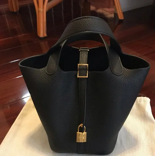 MDC Basket Bag in Caviar Leather (With Free Twilly Scarf and Horse Bag Charm)