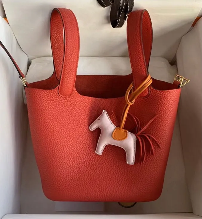 MDC Basket Bag in Caviar Leather (With Free Twilly Scarf and Horse Bag Charm)