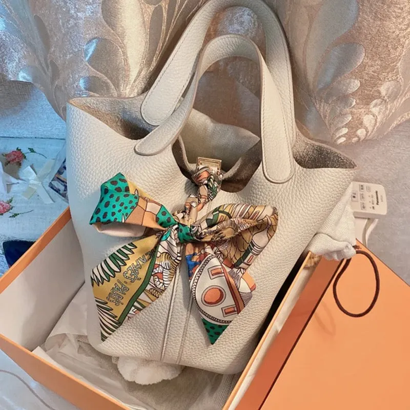 MDC Basket Bag in Caviar Leather (With Free Twilly Scarf and Horse Bag Charm)