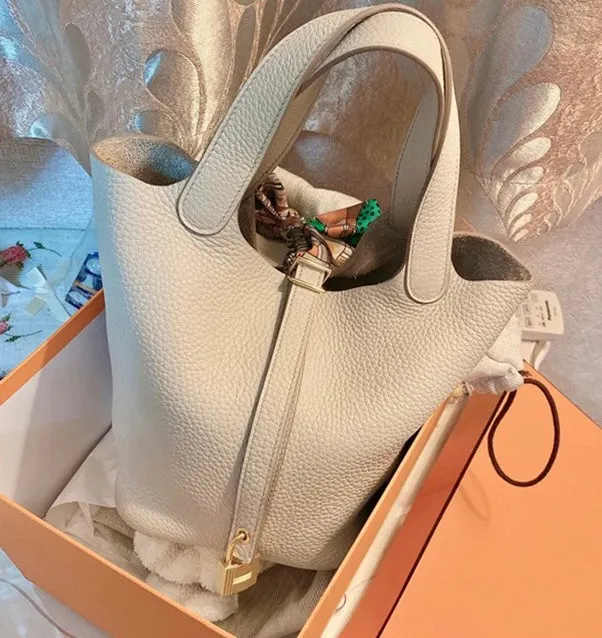 MDC Basket Bag in Caviar Leather (With Free Twilly Scarf and Horse Bag Charm)