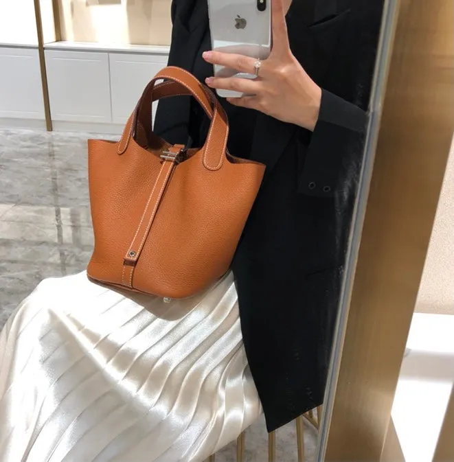 MDC Basket Bag in Caviar Leather (With Free Twilly Scarf and Horse Bag Charm)