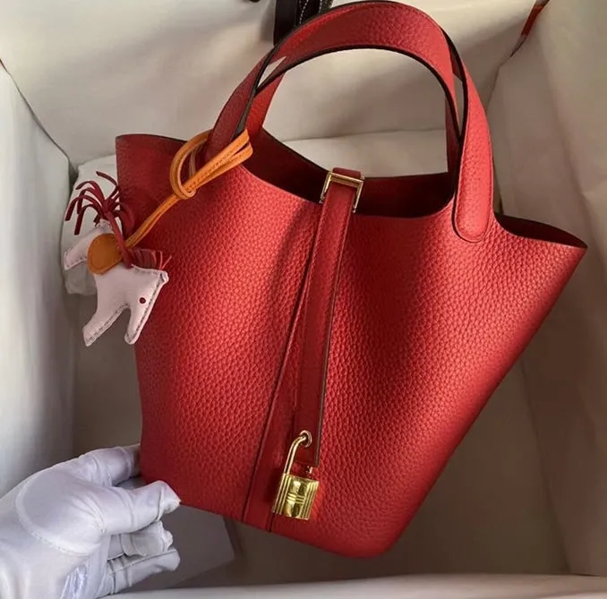 MDC Basket Bag in Caviar Leather (With Free Twilly Scarf and Horse Bag Charm)