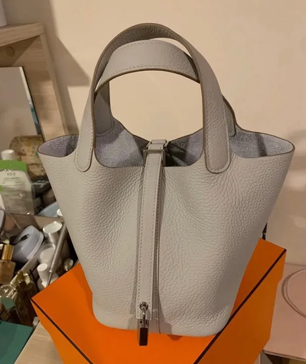 MDC Basket Bag in Caviar Leather (With Free Twilly Scarf and Horse Bag Charm)