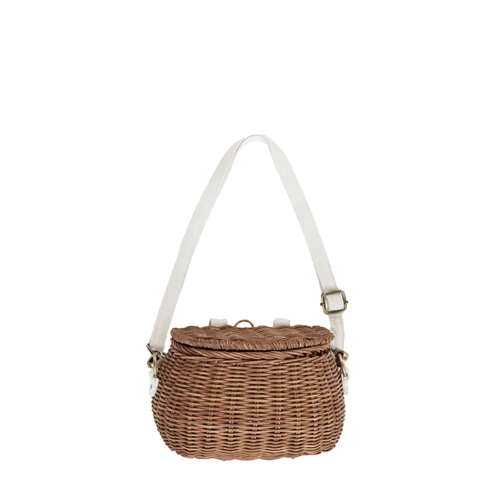 Mini Chari Rattan Bag - Natural
