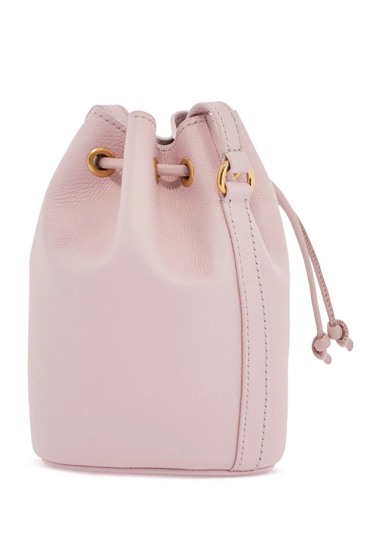 Mini Leather Bucket Bag