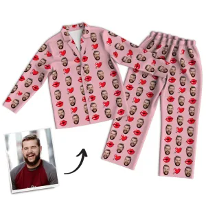 Mother's Day Pajamas Custom Face Pajama Set Anniversary Gifts