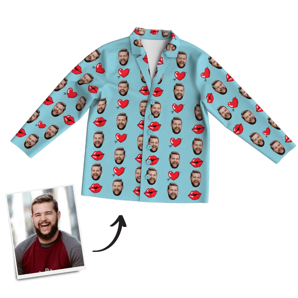 Mother's Day Pajamas Custom Face Pajama Set Anniversary Gifts