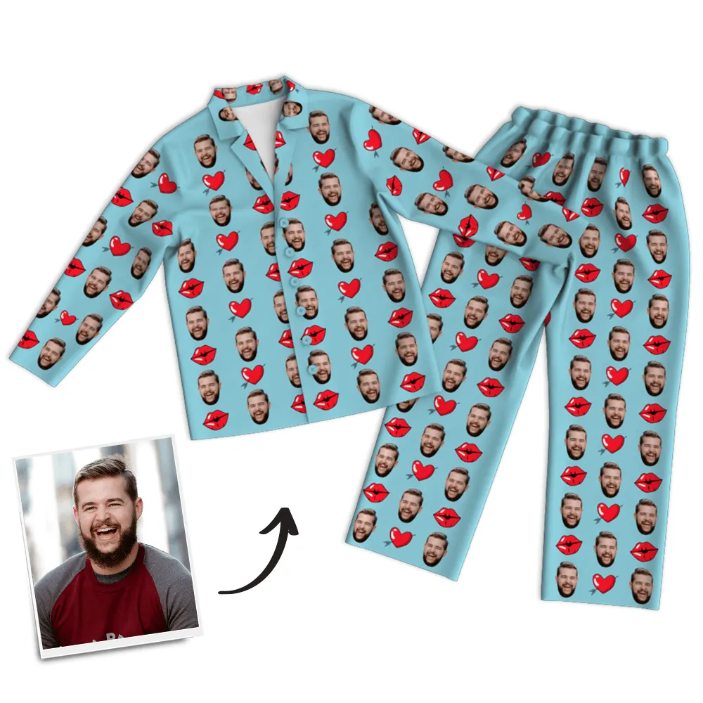 Mother's Day Pajamas Custom Face Pajama Set Anniversary Gifts