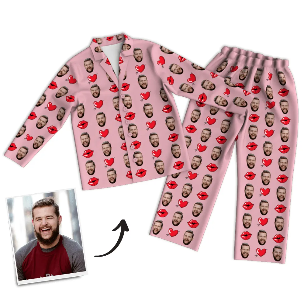 Mother's Day Pajamas Custom Face Pajama Set Anniversary Gifts