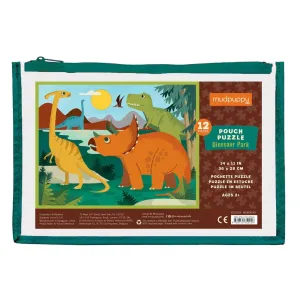 Mudpuppy Pouch Puzzle - Dinosaur Park