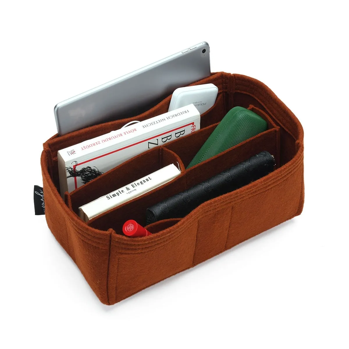 Mulberry Bayswater Tote Organizer Insert, Bag Organizer with Middle Compartment and Pen Holder