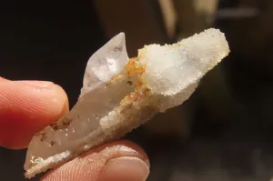 Natural Drusy Quartz Coated Calcite Pseudomorph Specimens x 20 From Alberts Mountain, Lesotho