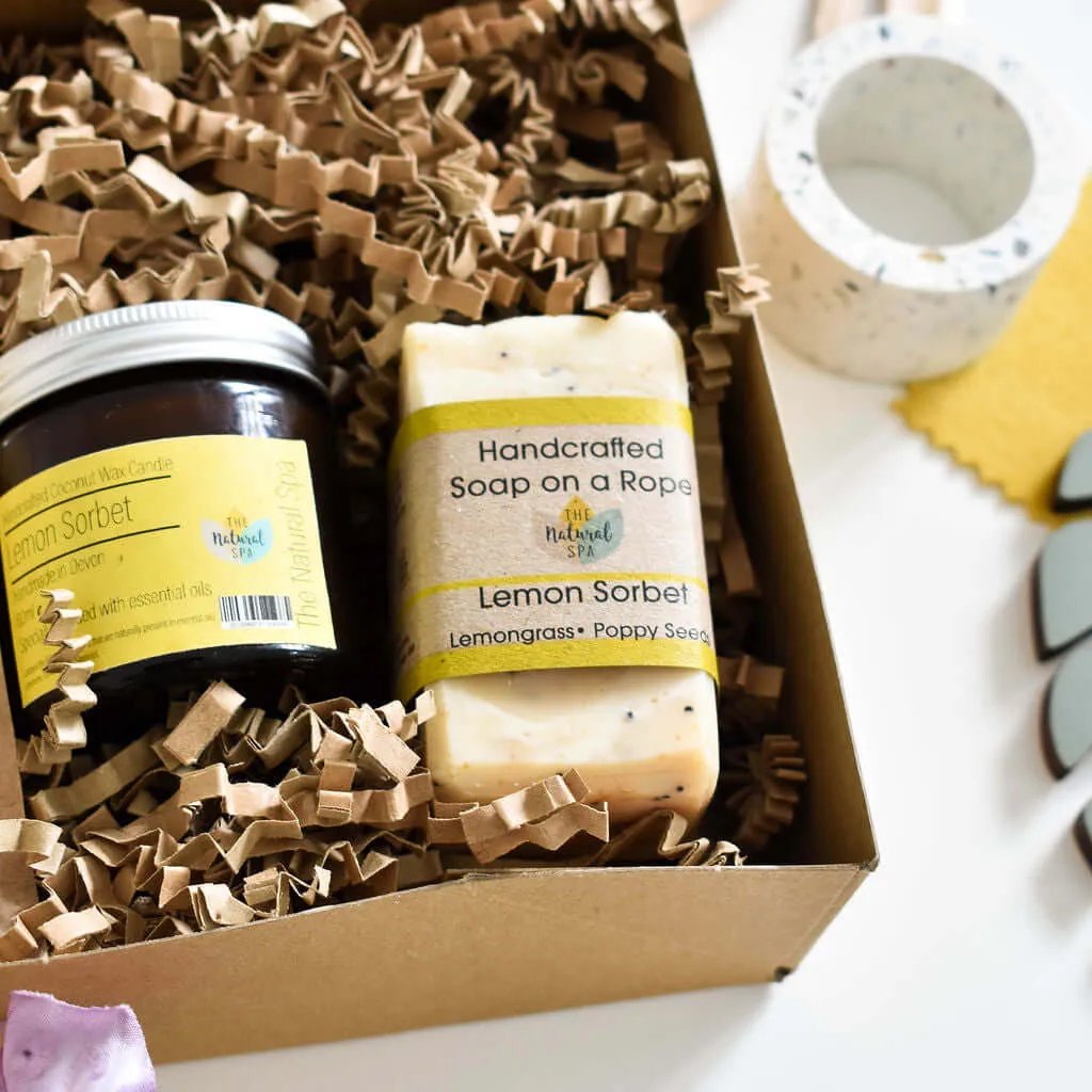 Natural Lemon Sorbet Spa Set - Luxurious Spa Experience