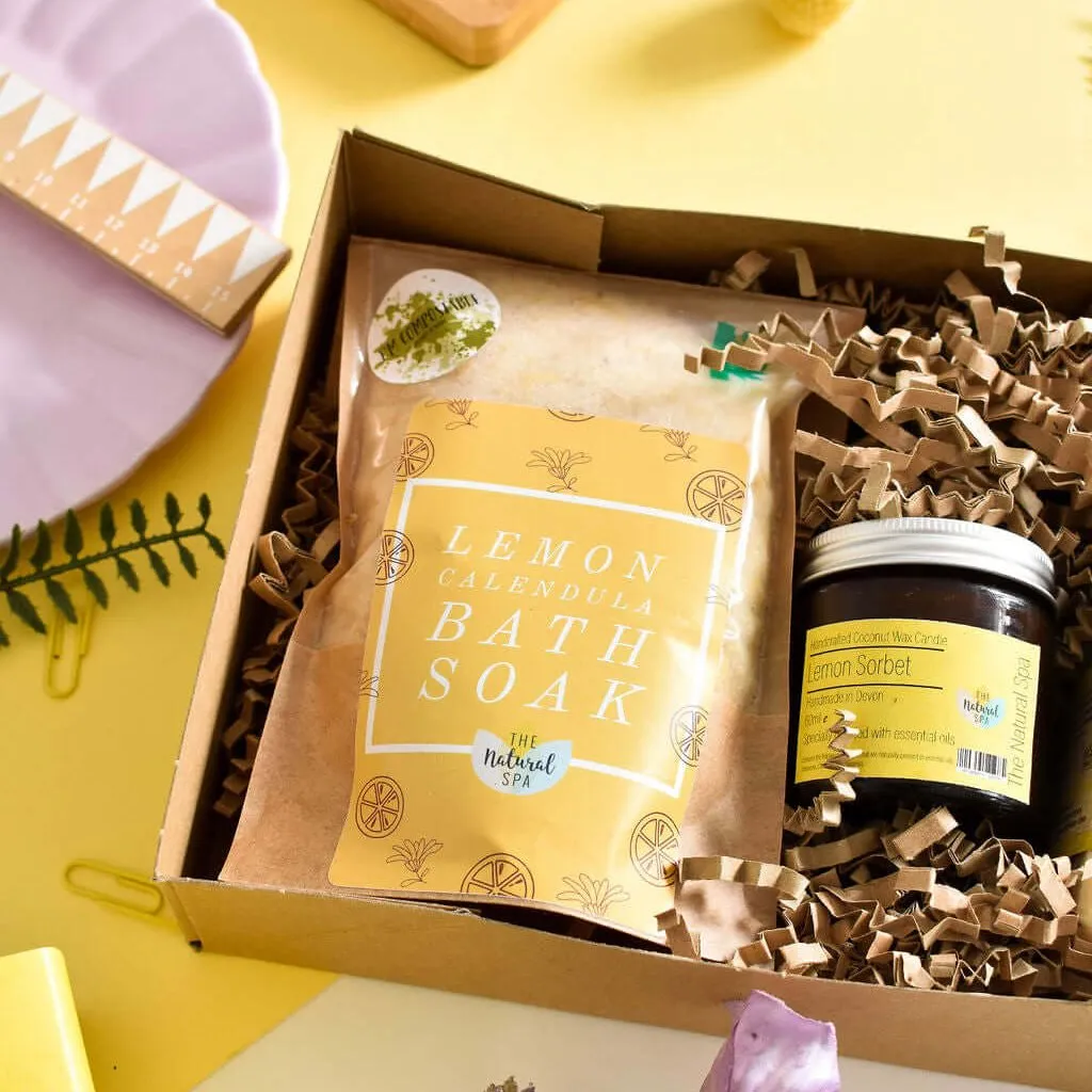 Natural Lemon Sorbet Spa Set - Luxurious Spa Experience
