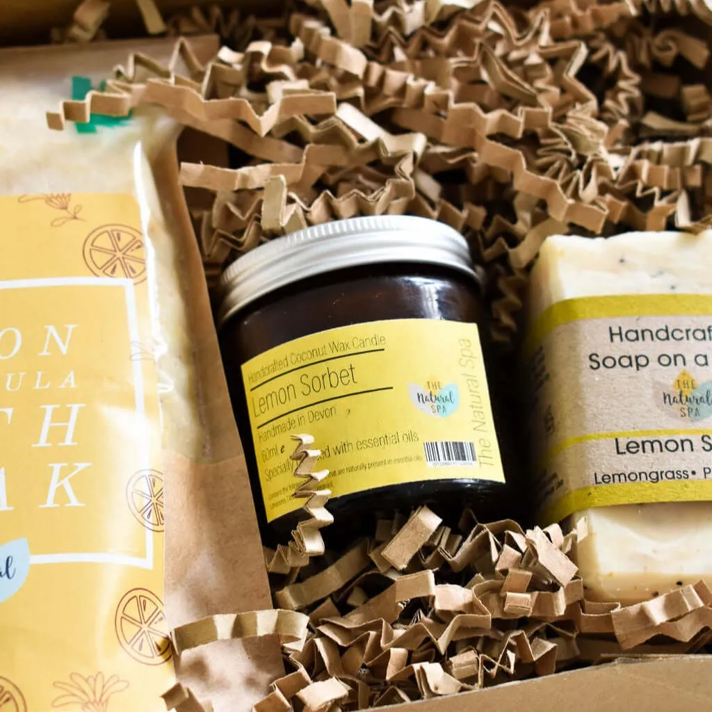 Natural Lemon Sorbet Spa Set - Luxurious Spa Experience