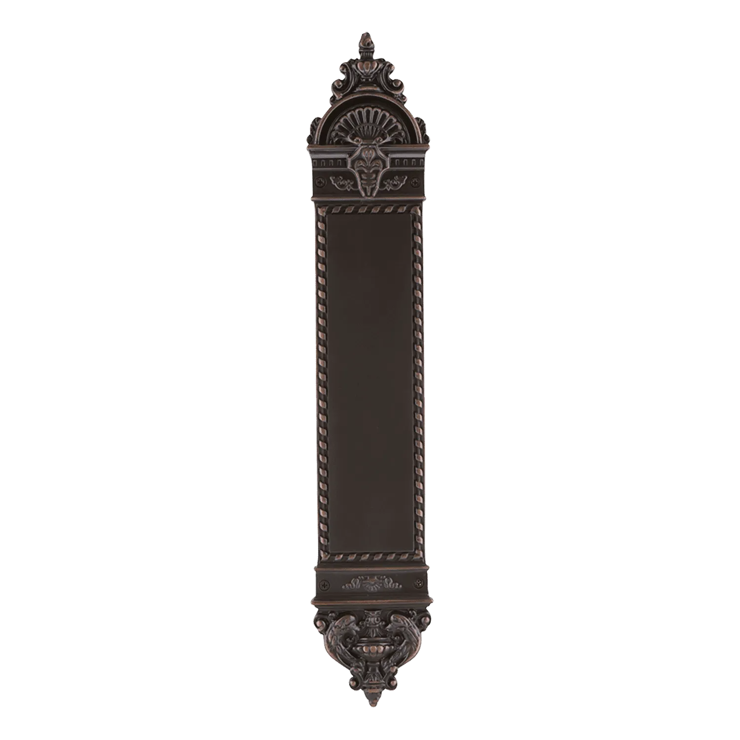 New Orleans Pushplate in Timeless Bronze