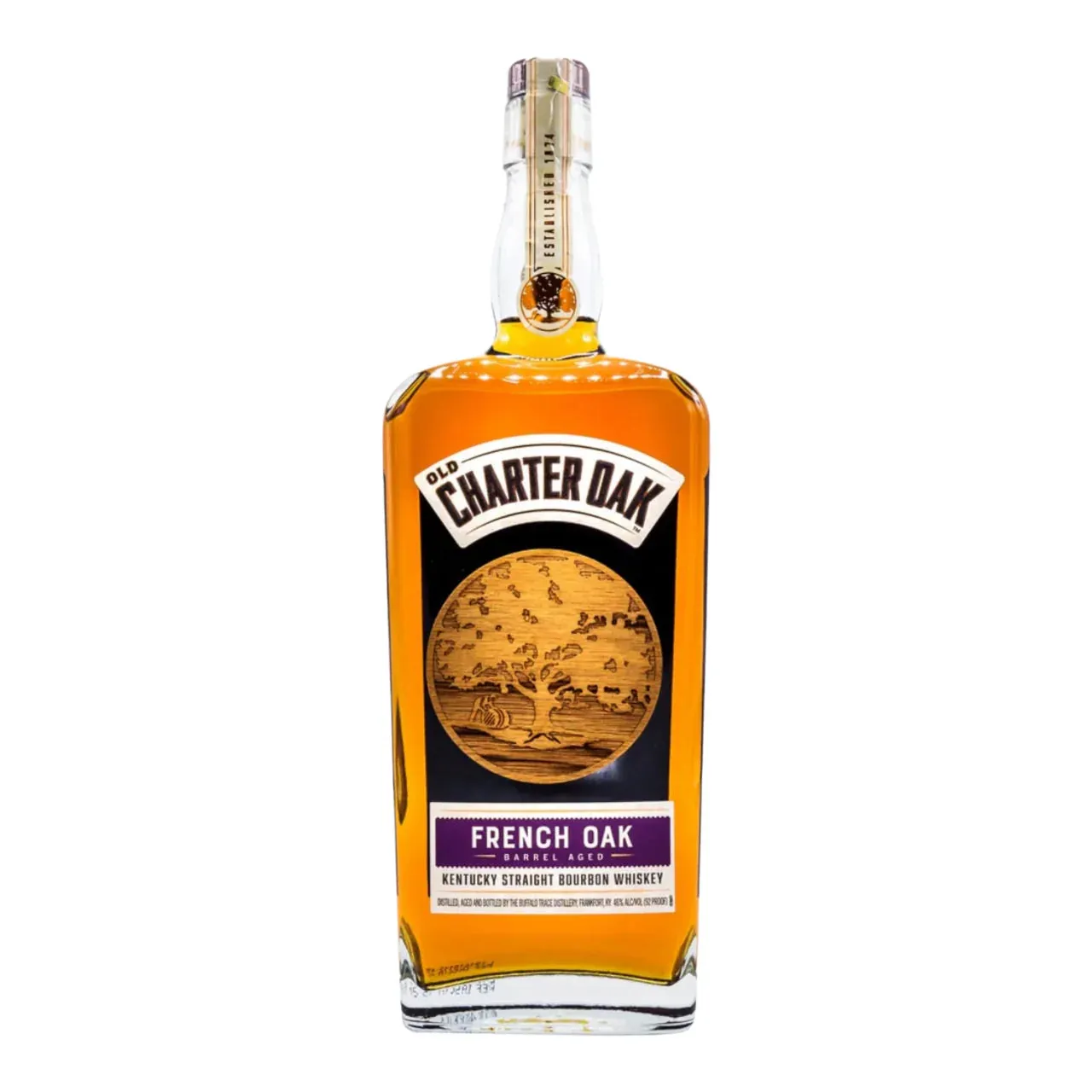 Old Charter Oak French Oak Kentucky Straight Bourbon Whiskey 750ml