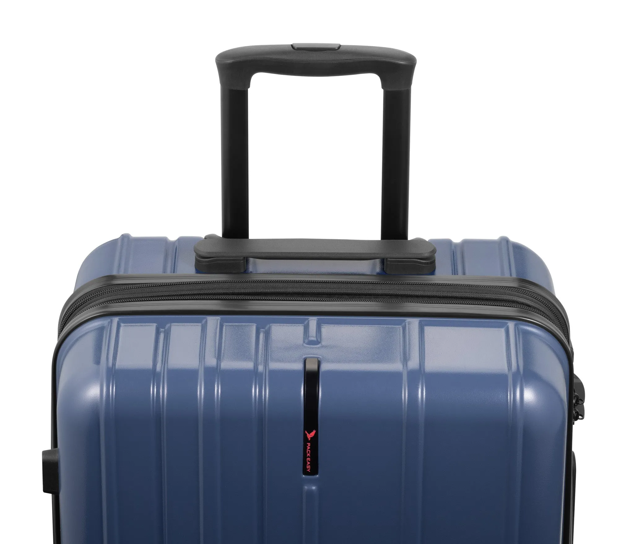 Pack Easy - (size M) 85L Jolly trolley shell suitcase with TSA combination lock (8902NA) - Navy
