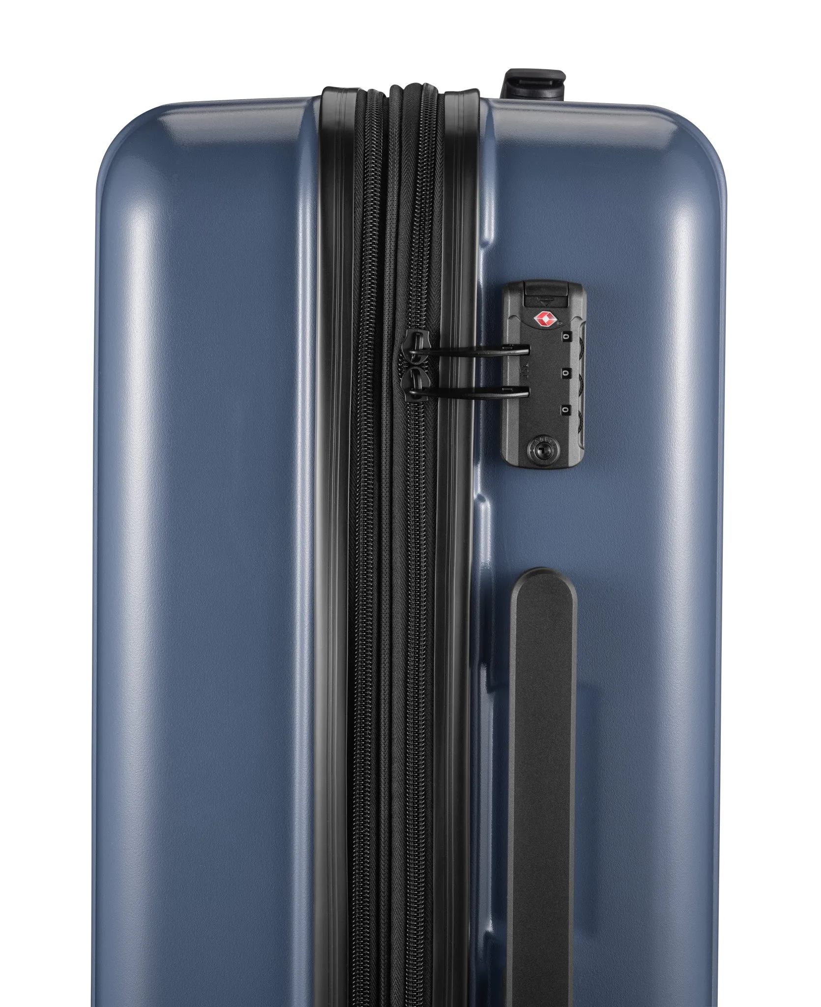Pack Easy - (size M) 85L Jolly trolley shell suitcase with TSA combination lock (8902NA) - Navy