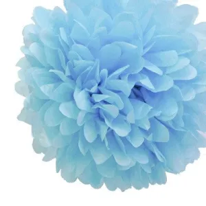 Pale Blue Tissue Pom Pom (2 sizes)