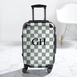Personalised Suitcase | Checked in Sage