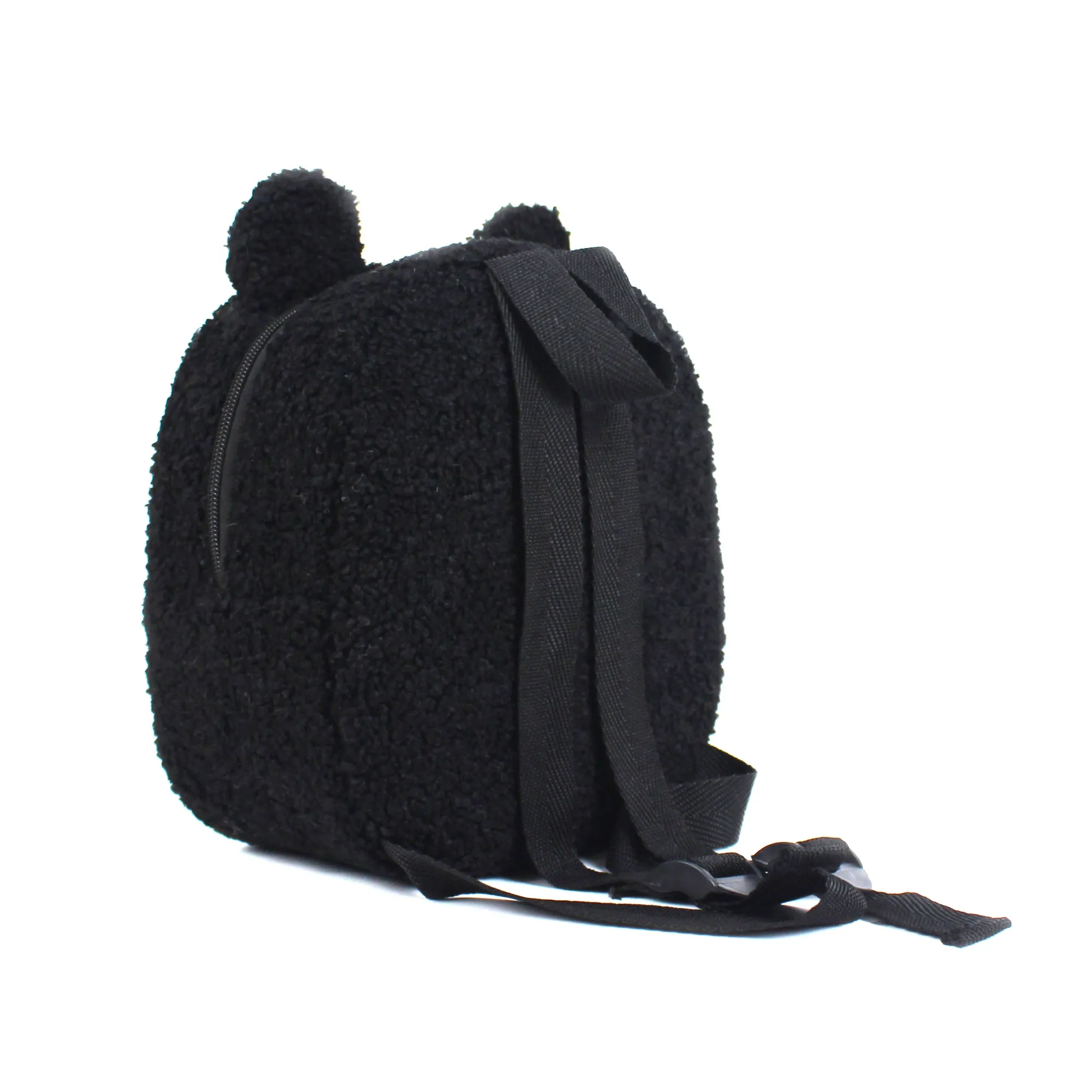Personalized Black Teddy Bear Small Backpack