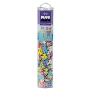 plus plus open play tube 240 pc - pastel mix