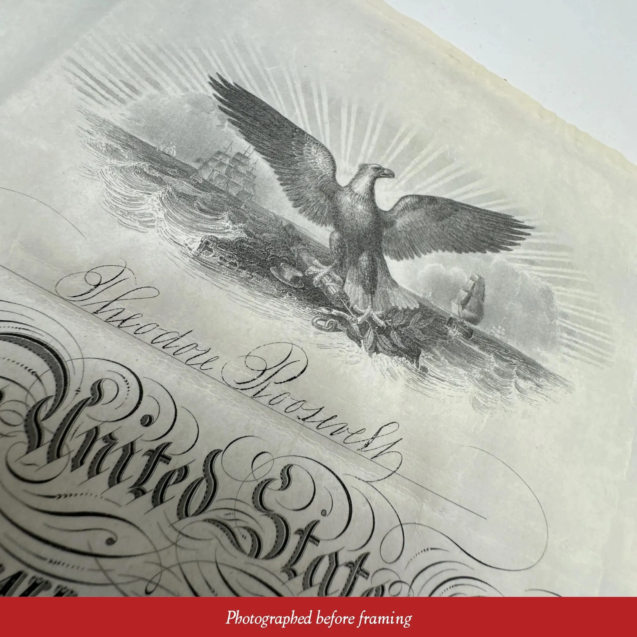 President Theodore Roosevelt Naval Appointment — Signed December 23, 1908