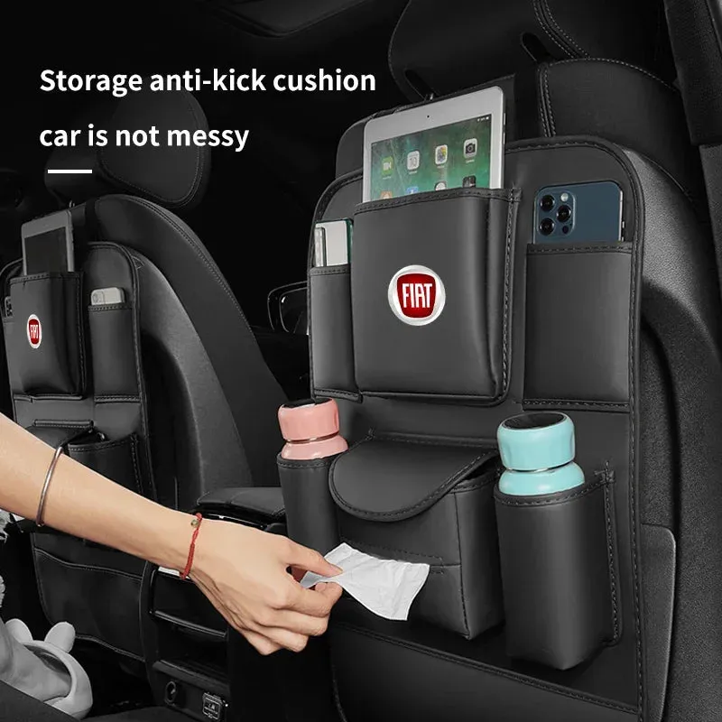 PU Leather Car Seat Organizer